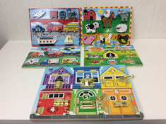 secondhand Melissa & Doug Puzzle Bundle