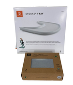 Shop Stokke Tripp Trapp Complete High Chair, Oak Natural , Nordic Blue at Goodbuygears