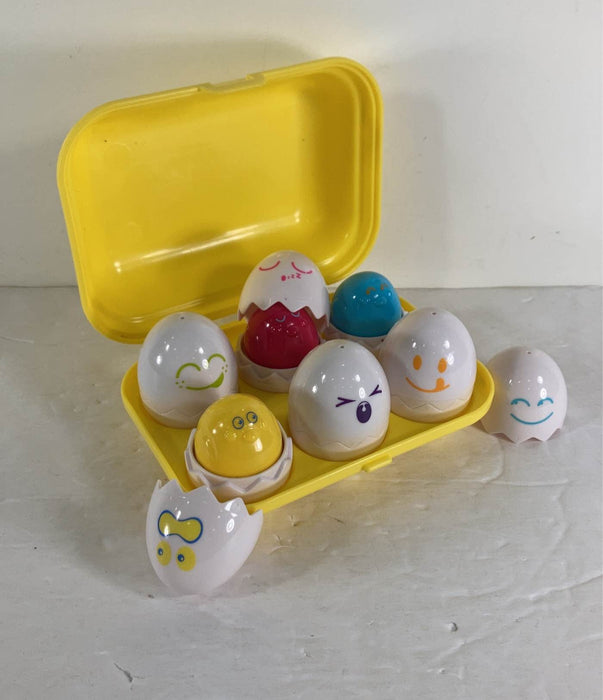 used TOMY Hide And Squeak Eggs