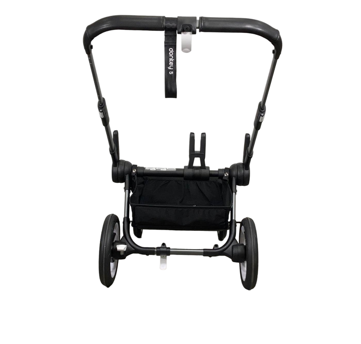 Shop Bugaboo Donkey 5 Duo Stroller Frame, with Under Seat Basket & Wheels, Graphite, 2022 at Goodbuygears