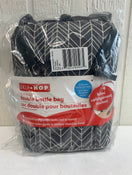 used Skip Hop Grab And Go Double Bottle Bag, Grey Feather