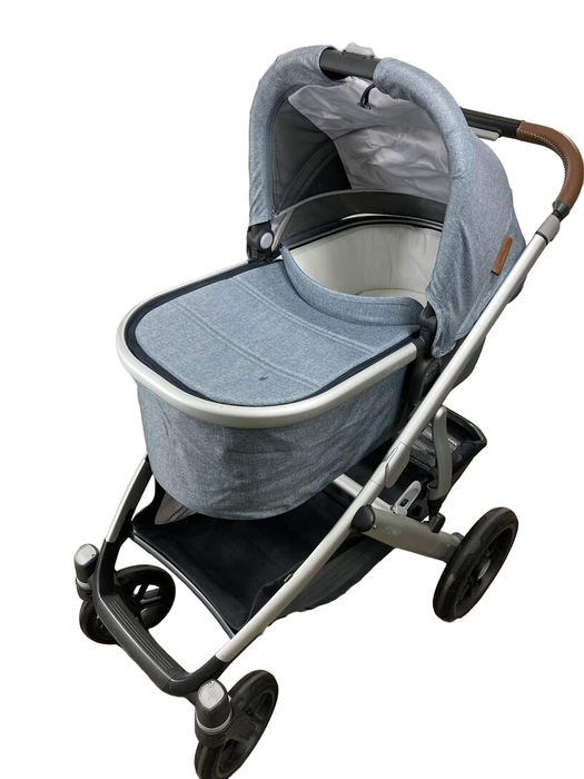 Shop UPPAbaby VISTA V2 Stroller, Bassinet and Frame Only, Gregory (Blue Melange), 2020 at Goodbuygears