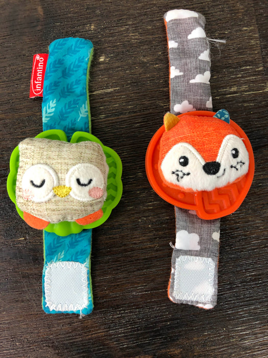 used Infantino Go Gaga! Wrist Rattles