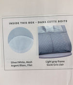 Shop BabyBjorn Bouncer Balance Soft, Light Gray Frame, Silver White Mesh at Goodbuygears