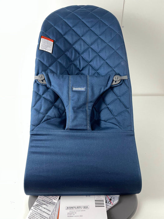 Shop BabyBjorn Bouncer Bliss, Midnight Blue, Cotton at Goodbuygears