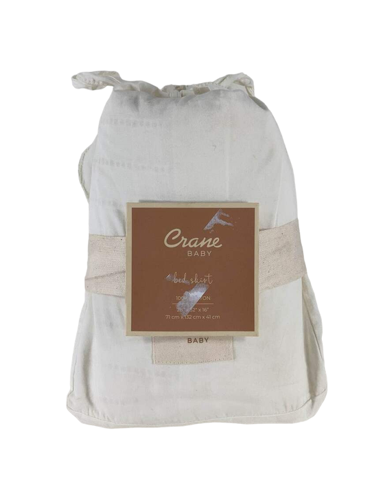 Shop Crane Baby Crib Bed Skirt, Off-White Boho at Goodbuygears