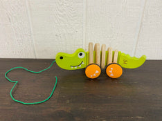 used Hape Walk-A-Long Croc