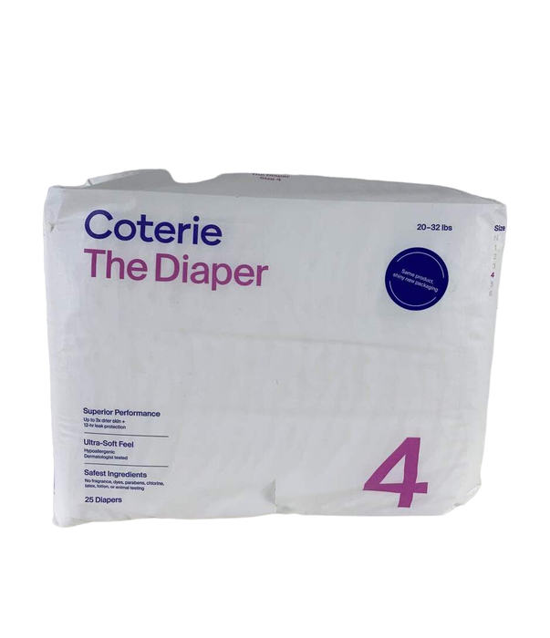 Shop Coterie Size 4 Diapers, 25pk at Goodbuygears
