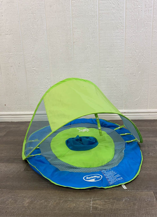 used SwimWays Baby Spring Float with Sun Canopy
