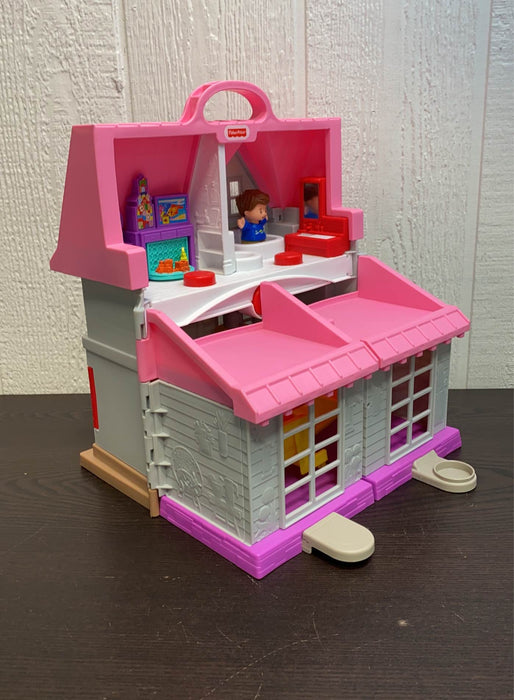 secondhand Fisher Price Little People Big Helpers Interactive Home Playset