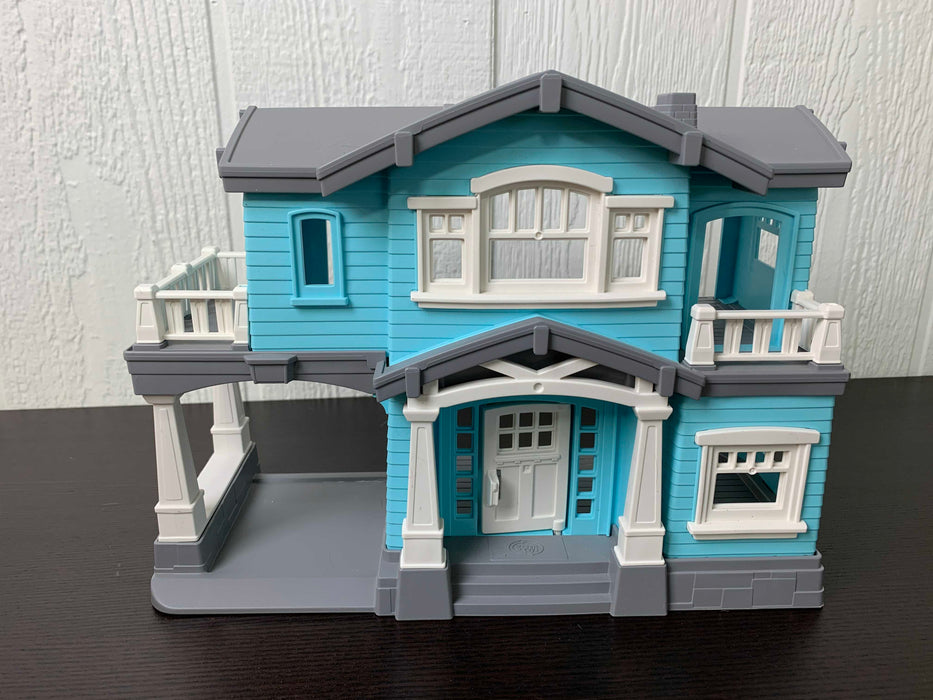 used Green Toys House Playset, Blue