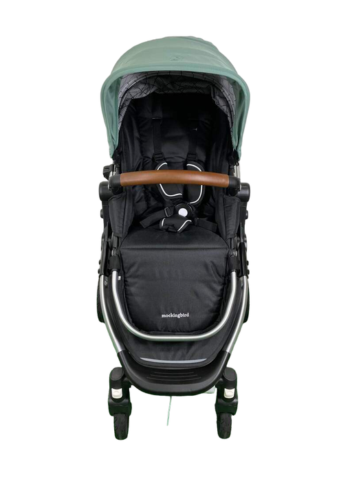 Shop Mockingbird Single 2.0 Stroller, 2023, Silver with Penny Leather, Windowpane, Sage at Goodbuygears