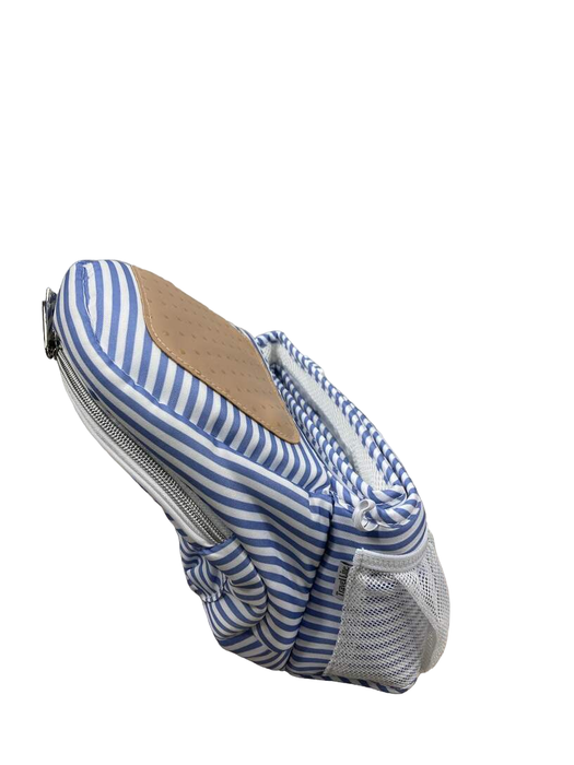 Shop TushBaby Hip Baby Carrier, Blue stripe at Goodbuygears