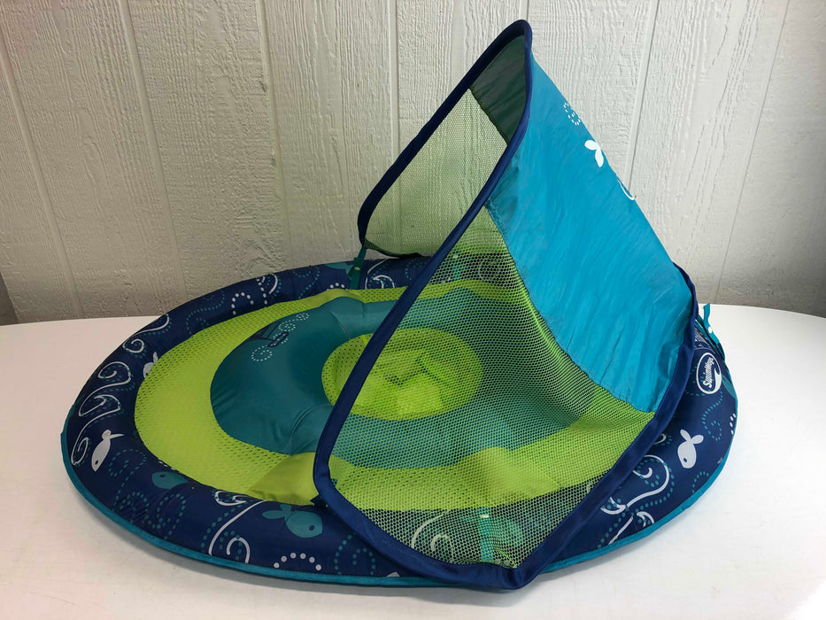 secondhand SwimWays Baby Spring Float with Sun Canopy