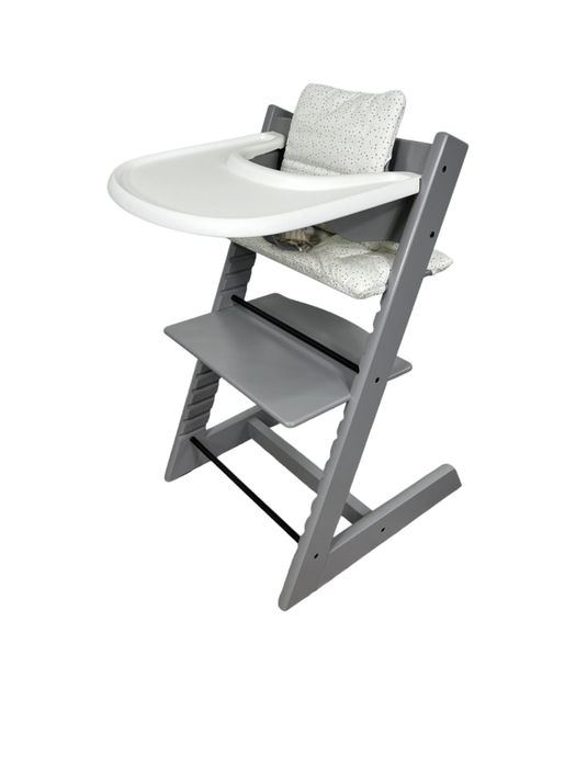 Shop Stokke Tripp Trapp Complete High Chair, Storm Grey, Soft Sprinkle at Goodbuygears