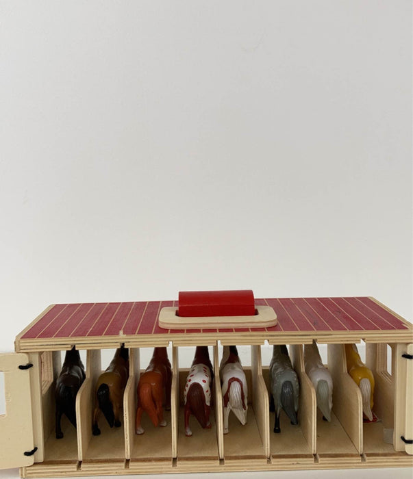 Shop Melissa & Doug Take Along Show Horse Stable Play Set at Goodbuygears