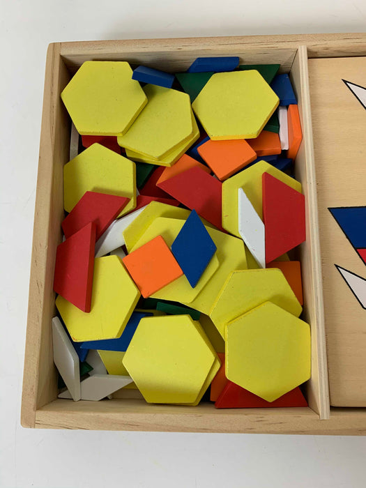 secondhand Melissa & Doug Pattern Blocks And Boards