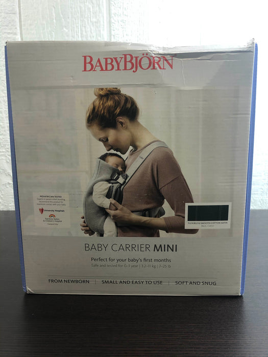 Shop BabyBjorn Baby Carrier Mini, Black at Goodbuygears