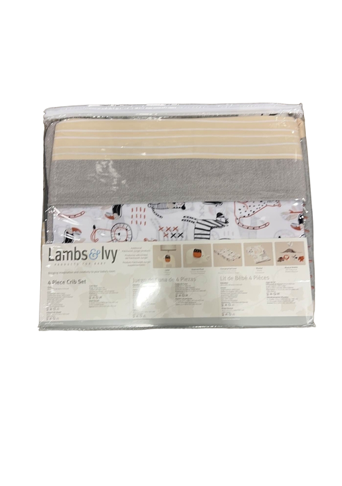 Shop Lambs & Ivy Four Piece Crib Set, Baby Jungle at Goodbuygears