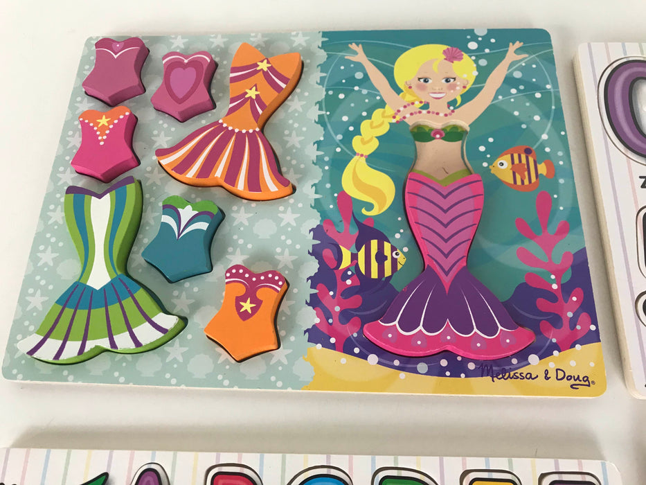 secondhand Melissa & Doug Puzzle Bundle