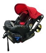 used Doona Infant Car Seat & Stroller Combo, 2022, Flame Red