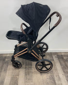 Shop Cybex PRIAM Stroller, 2022, Rosegold, Deepest Black at Goodbuygears