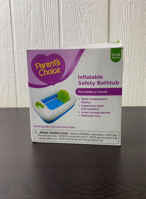 Shop Parent’s Choice Inflatable Safety Bathtub at Goodbuygears