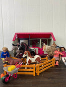 used Battat Lori Doll Horse Haven Barn Set
