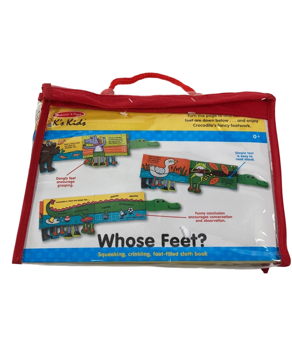 used Melissa & Doug K’s Kids Whose Feet? Soft Activity Baby Book