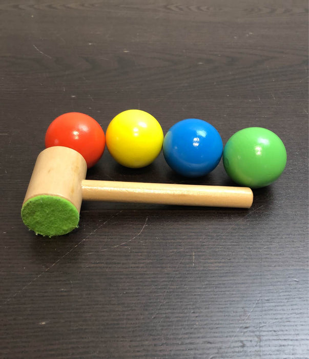 used Top Bright Wooden House Pounding Toy