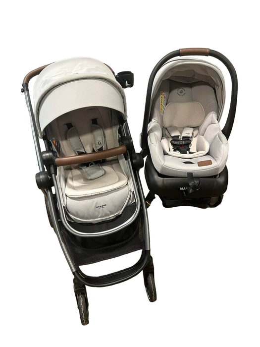 Shop Maxi-Cosi Zelia2 Luxe Travel System, 2023, Network Sand at Goodbuygears