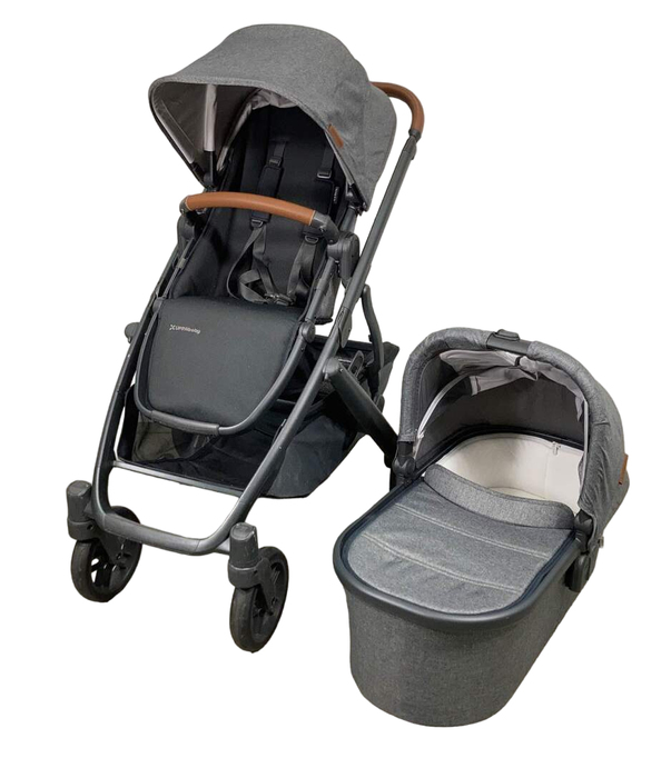 Shop UPPAbaby VISTA V2 Stroller, 2021, Greyson (Charcoal Melange) at Goodbuygears