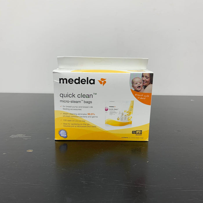 used Medela Quick Clean Micro Steam Bags