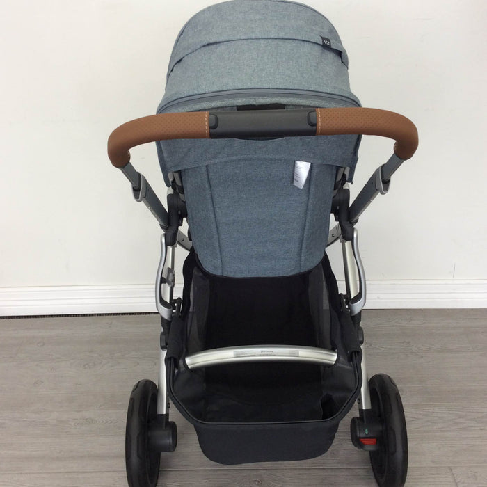 Shop UPPAbaby VISTA V2 Stroller, Gregory (Blue Melange) at Goodbuygears