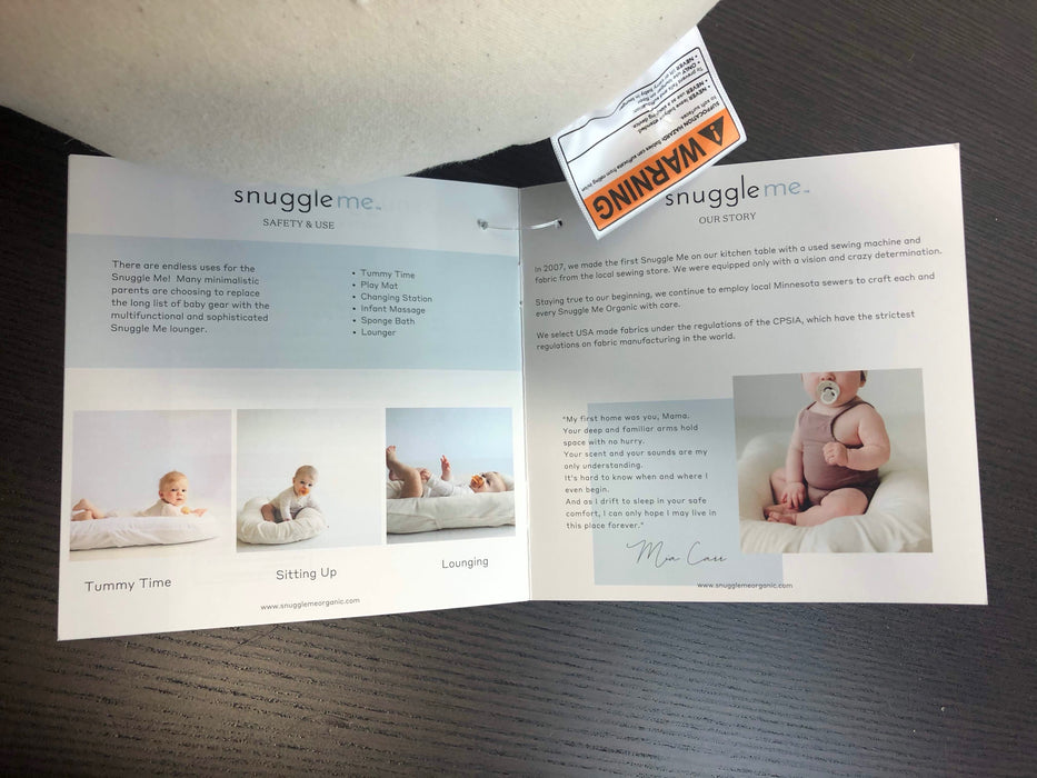 Shop Snuggle Me Organic Infant Lounger, Natural at Goodbuygears
