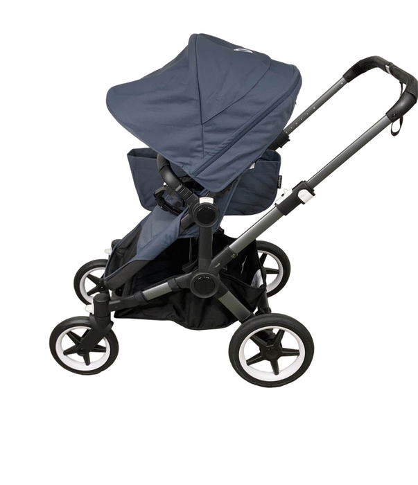Shop Bugaboo Donkey 5 Stroller Mono, 2021, Stormy Blue, Graphite at Goodbuygears