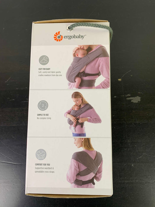 secondhand Ergobaby Embrace Carrier, Oxford Blue