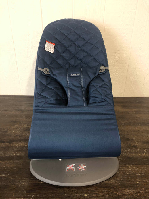 Shop BabyBjorn Bouncer Bliss, Midnight Blue, Cotton at Goodbuygears