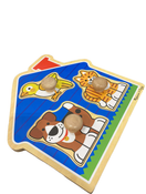 secondhand Melissa & Doug Jumbo Knob Puzzle