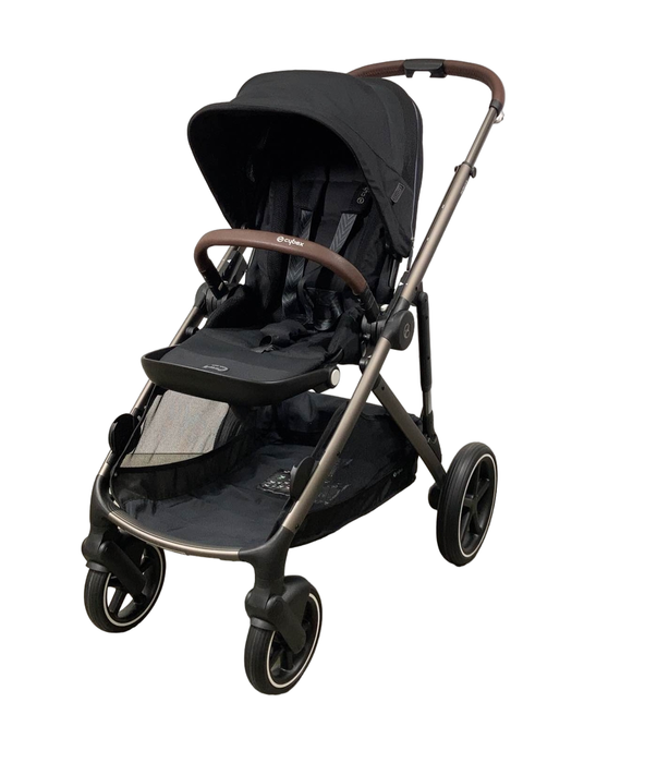 Shop Cybex Gazelle S Modular Stroller, 2023, Taupe Frame, Moon Black at Goodbuygears