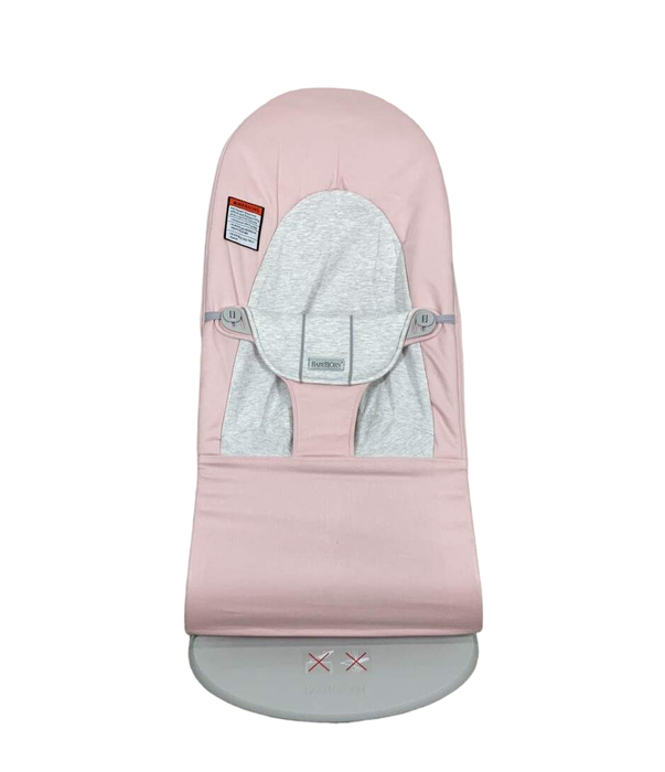 Shop BabyBjorn Bouncer Balance Soft, Light Gray Frame, Light Pink/Gray at Goodbuygears