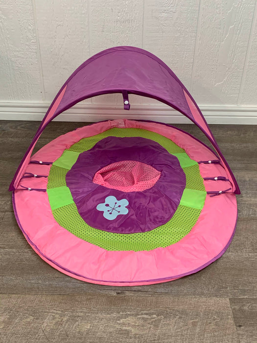 secondhand SwimWays Baby Spring Float with Sun Canopy
