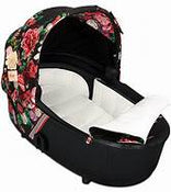 Shop Cybex MIOS LUX Carry Cot, Black Spring Blossom at Goodbuygears