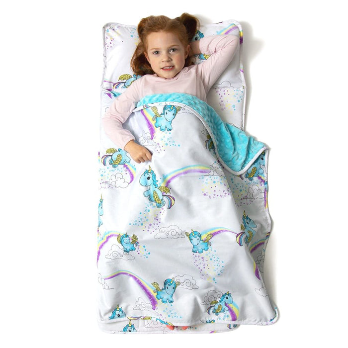 used JumpOff Jo Little Jo’s Toddler Nap Mat, Unicorn Pixie Dust
