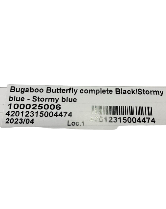 Shop Bugaboo Butterfly Stroller, 2023, Stormy Blue at Goodbuygears