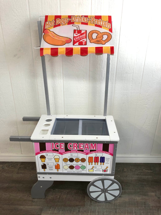 used Melissa & Doug Snacks And Sweets Food Cart