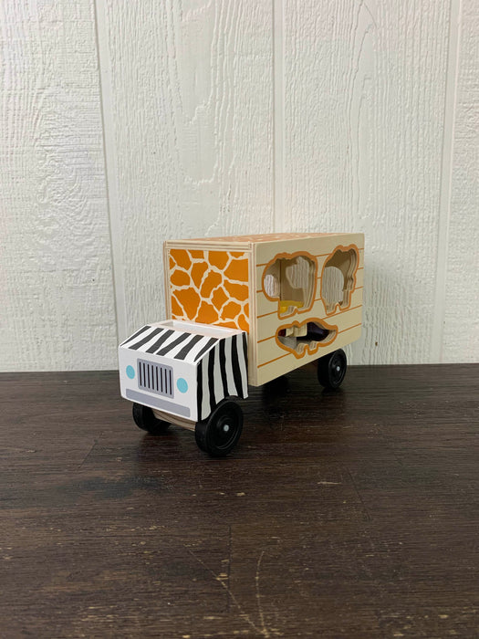 secondhand Melissa & Doug Safari Animal Rescue Truck