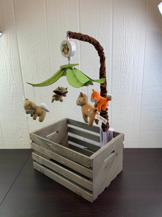 Shop Lambs & Ivy Echo Beige Woodland Animals Musical Crib Mobile at Goodbuygears