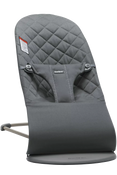 Shop BabyBjorn Bouncer Bliss, Dark Gray Frame, Anthracite Cotton Classic Quilt at Goodbuygears