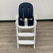 secondhand OXO Tot Sprout High Chair, Navy/White